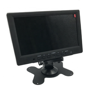 Monitor pequeño Universal para ordenador, de 7 pulgadas TFT-LCD pantalla HD, entrada de Audio y vídeo AV/HD MI/VGA para cámara de coche de 12V, reproductor de DVD STB
