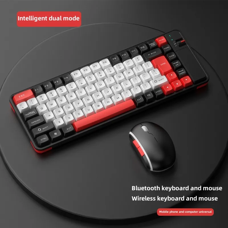 Teclado portátil para juegos de negocios para tableta/PC/computadora portátil Teclado de computadora inalámbrico Bluetooth con foto Nueva aplicación Escritorio