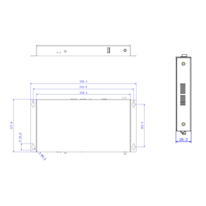 Colorlight A60 Reproductor multimedia de red en la nube de nueva generación 2 puertos LAN Pantalla LED fija Caja de envío asíncrona Alquiler de video