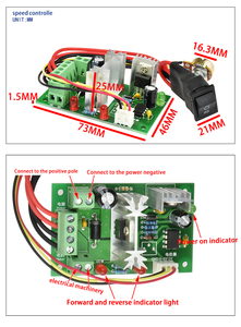 XYT CCM2 10-30 V 120 W DC Motor-Geschwindigkeitsregler Steuerung Pwm-Steuerung - Product Image 5