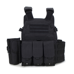 Jsh Nhà Máy Của Màu Đen Chiến Thuật Trọng Lượng Vest Không Thấm Nước An Toàn Chiến Thuật Vest Pouch Ngoài Trời Lĩnh vực Đào Tạo - Product Image 4