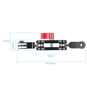Feichao ขายึดแขนกลอะแดปเตอร์โลหะอเนกประสงค์สำหรับ GoPro HERO 13 12 11 10 9/8สำหรับ Insta 360 One R X3 X4สำหรับ Osmo Action 4 5pro - Product Image 3