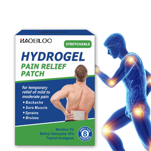 Gel de refroidissement pour muscles et articulations endoloris Packs <span class=keywords><strong>Patch</strong></span> anti-douleur ciblé au menthol apaisant la douleur à action rapide Patchs hydrogel - Product Image 3