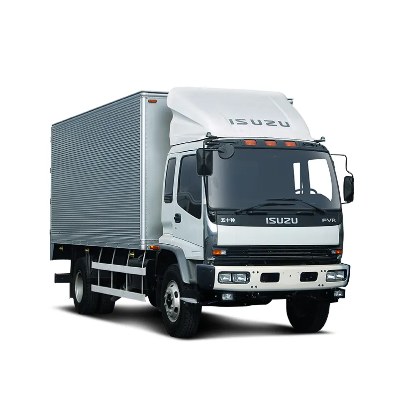 Factory price isuzu Japan trucks 10 tons heavy duty truck 6HK1 engine 240hp fvr cargo van truck for sale