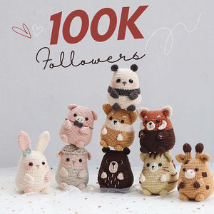 DIY Craft Gifts Crocheting Animals Kits with Step by Step Videos Yarn Crochet Hook Crochet Kit for Beginners Gift