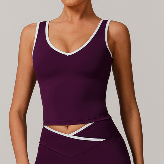 Purple tank top
