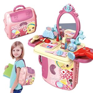 Ba Lô 2 Trong 1 Bộ Đồ Trang Điểm Công Chúa Cho Trẻ Em Bộ Đồ Chơi Bàn Trang Điểm Bộ Đồ Chơi Bàn Trang Điểm Bộ Làm Đẹp Bàn Trang Điểm - Product Image 1