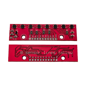 8-Kanal-Infrarot-Tracking-Sensormodul Infrarot-Schienen spur Photo elektrische Erkennungs sensor platine DIY für Smart Car.