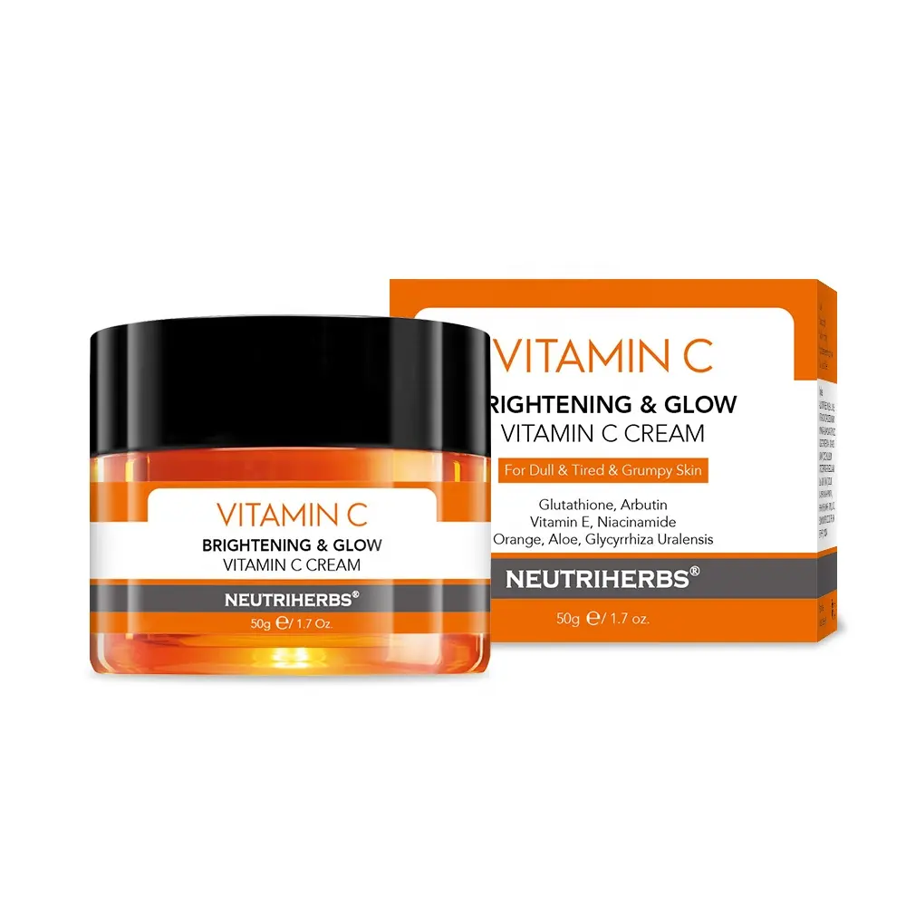 Private Label Huidverzorging Glow Hydraterende Whitening Vitamine C Crème