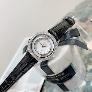 High Quality Scottie 9513B Women's Watch New Design Round Dial Leather Band Luxury Fashion Trend Quartz Watch - Product Image 4