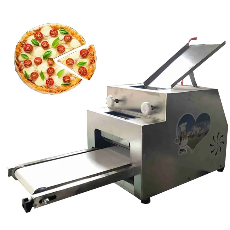 Máquina Eléctrica de rodillo de masa de pizza, máquina de rodillo de masa de pan para uso doméstico
