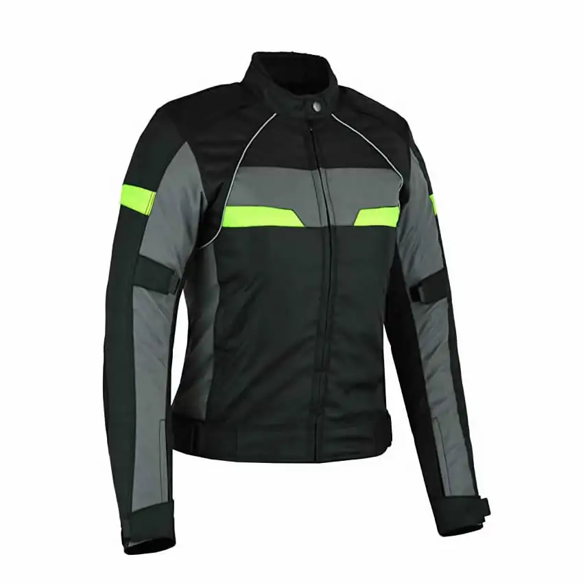 Impermeável CE Armored Biker Jacket Têxtil Ciclismo Desgaste das mulheres para All-Weather Motocicleta Ciclismo Uso Windproof Sportswear