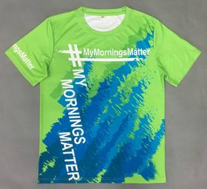 OEM özel maraton olay koşu 100 Polyester spor tişörtleri nem esneklik hızlı kuru süblimasyon t-shirt erkekler için - Product Image 4