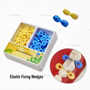 40 Pcs/box Dental <strong>Tooth</strong> Separator Autoclavable Elastic Rubber <strong>Fixing</strong> Wedges Dental Wedge Matrix Bands Matrices Dentist Material - Product Image 1