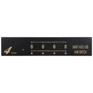 VCOMデスクトップコンピュータKVM VGAスイッチ4コンピュータ1モニターHotkey Irリモコン付き - Product Image 6