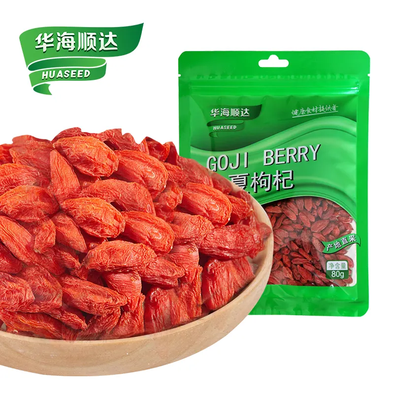 Dolce e sano Detox nuovo rosso Goji vendita calda naturale bacche di Goji essiccate alla rinfusa bacche di Goji essiccate Wolfberry rosso