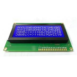 16ピン20x4 SPI/I2C/パラレルインターフェース文字2004モノクロ液晶ディスプレイ - Product Image 3