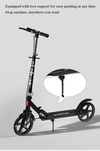 Yetişkinler için 6 yıldan fazla çocuklar için 2 tekerlek pedallı scooter katlanabilir hafif 8-inç jantlar - Product Image 3