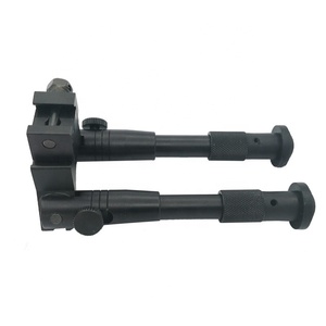 Tactical Plain End Folding <strong>Bipod</strong> Swivel <strong>Mount</strong> <strong>Bipod</strong> Adjustable 3 6 9 Inch with Double Lock Universal Barrel Adaptor - Product Image 1