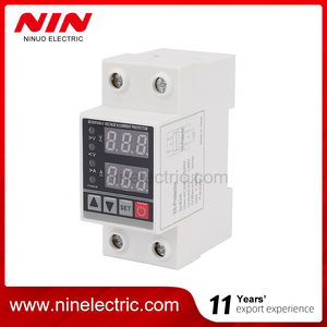 Dispositivos de protección contra sobrecorriente NIN Control de relé de voltaje ajustable 220V 63A 40A Protector contra sobrevoltaje - Product Image 5