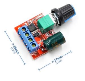 Controlador de velocidad de Motor de CC, Mini DC-DC, 4,5 V-35V, 5A, 90W, PWM, módulo regulador de velocidad, Control ajustable, interruptor de placa de 12V y 24V - Product Image 6