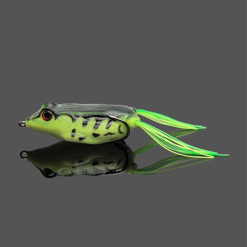 2 verde oscuro con cuerpo amarillo-7 cm-16 g