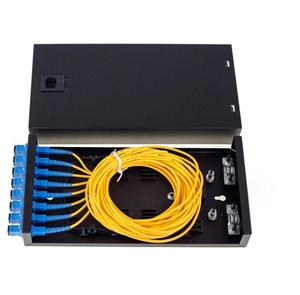8 puertos 8 Core Mini ODF caja de terminación de fibra Sc Puerto ODF para FTTX para uso de red y panel de conexión de fibra óptica - Product Image 1