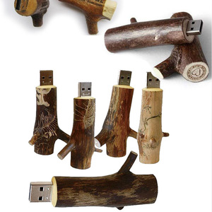 高品质树形u盘u盘定制u盘环保结婚礼物 - Product Image 4