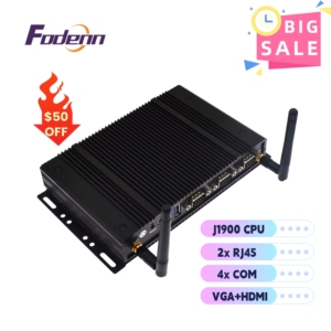 Embedded <strong>Computer</strong> Support 8GB RAM Industrial Mini PC Dual Lan Industrial <strong>Computer</strong> 4 COM J1900 Intel Celeron 5 USB Industrial PC - Product Image 2