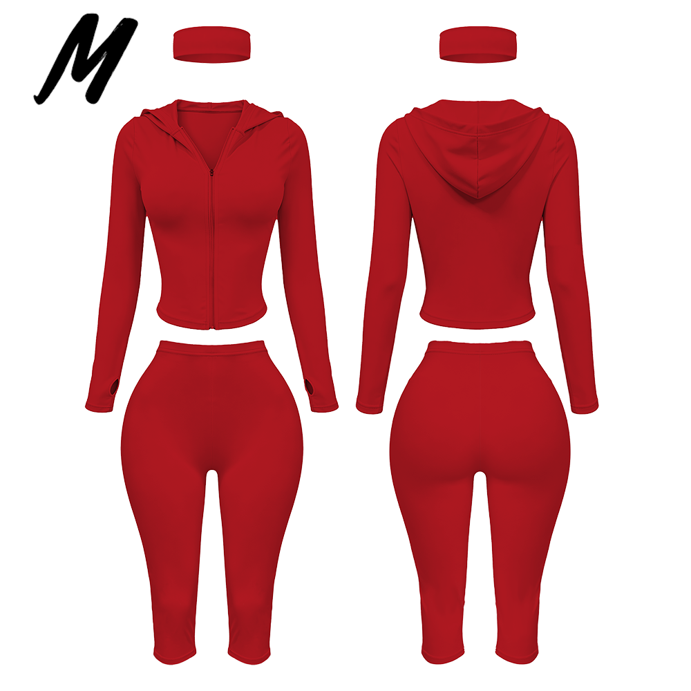 Red 3-piece set