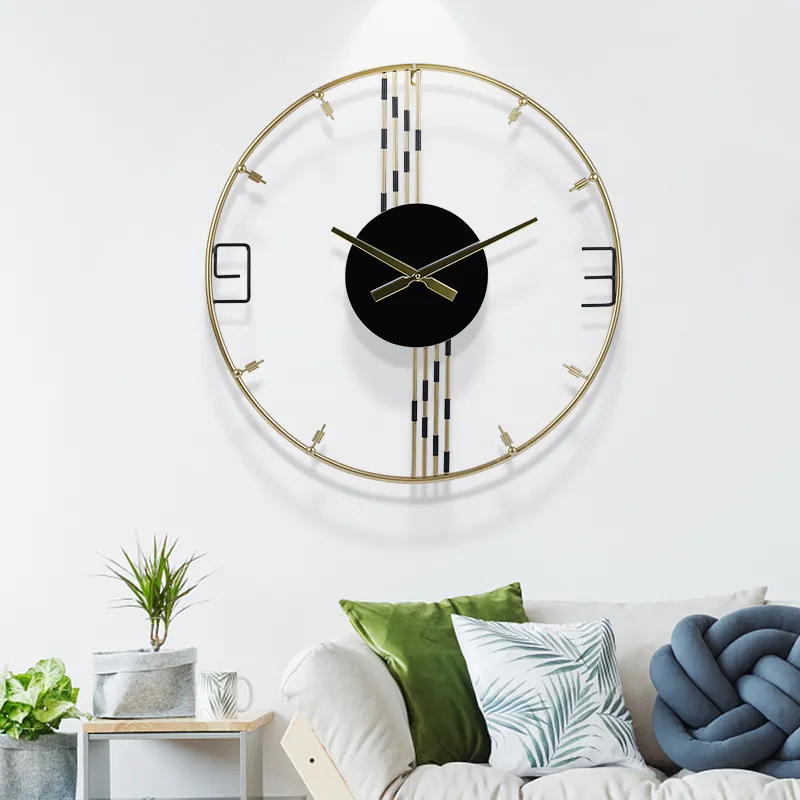 Relógio de parede digital de 60*60cm, criativo, visor grande, máquina de decoração, relógio de parede, sala, relógio facial simples