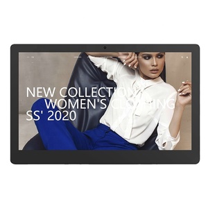 LCD Android 11 система 15,6 дюймов сенсорный экран 2K 2 + 32 ГБ digital signage планшет/смонтированный плеер для рекламы - Product Image 2