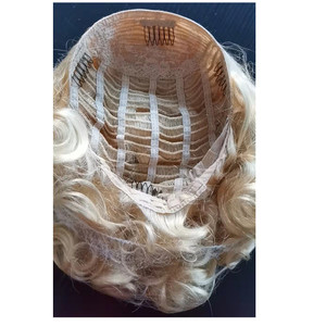 Renkli yarım Up yarım aşağı sarışın klip Upart U şekli kıvırcık İnsan 3/4 yarım U parçası saç peruk Ombre afro - Product Image 5