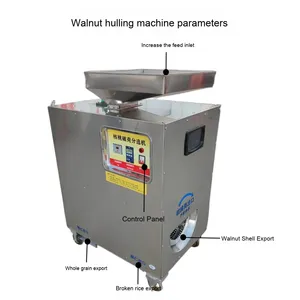 Commercial Home Use Walnut <strong>Shell</strong> Breaking <strong>Sorting</strong> <strong>Machine</strong> Motor Includes <strong>Shell</strong> Crushing <strong>Kernel</strong> Separation Peeling Home Use - Product Image 1