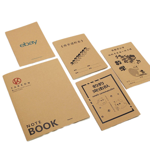 Anpassen Faden gebundene genähte Bindung Genähte Ruel Jourbal Brown Kraft papier Cover Notebook
