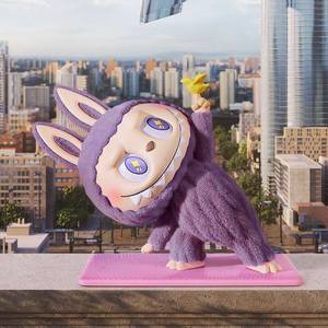 バブルマートの本物のモンスターラブブレイジーヨガシリーズブラインドボックス手作りPVC樹脂動物のおもちゃ - Product Image 3