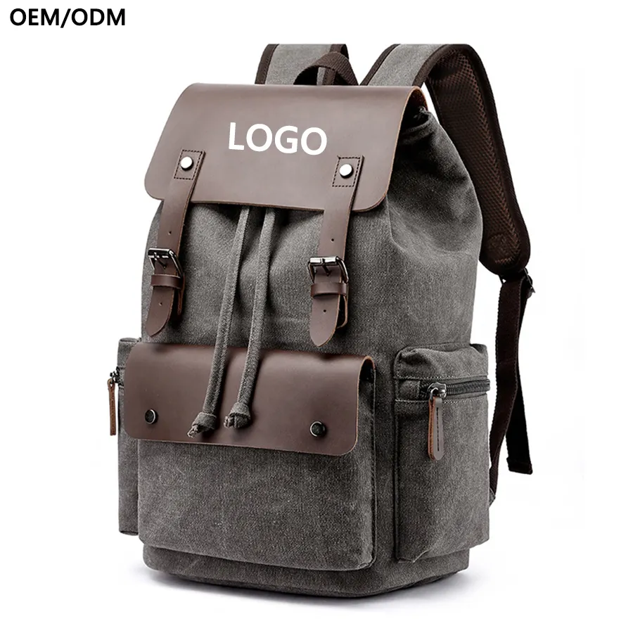 ZUOLUNDUO leisure fashionable backpacks sports backpacks canvas mens travel bag laptop backpacks