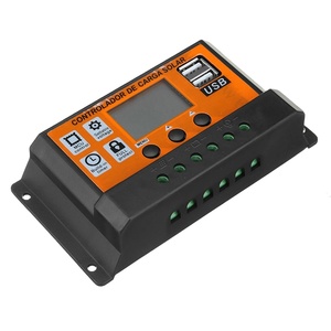 Solar panel Batterie ladegerät 30A 12V/24V Auto LCD Solar laderegler mit 5V Dual USB Ausgang