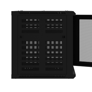 Duvara monte sunucu rafı ön monte Fan 2X 1U raflar 12U ağ rafı ile Network dolabı raf - Product Image 6