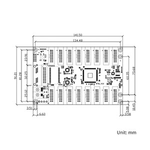 Huidu HD R716-Steuerungssystem für LED-Anzeige unterstützt synchrone und asynchrone Steuerung mit Empfangs karte - Product Image 4