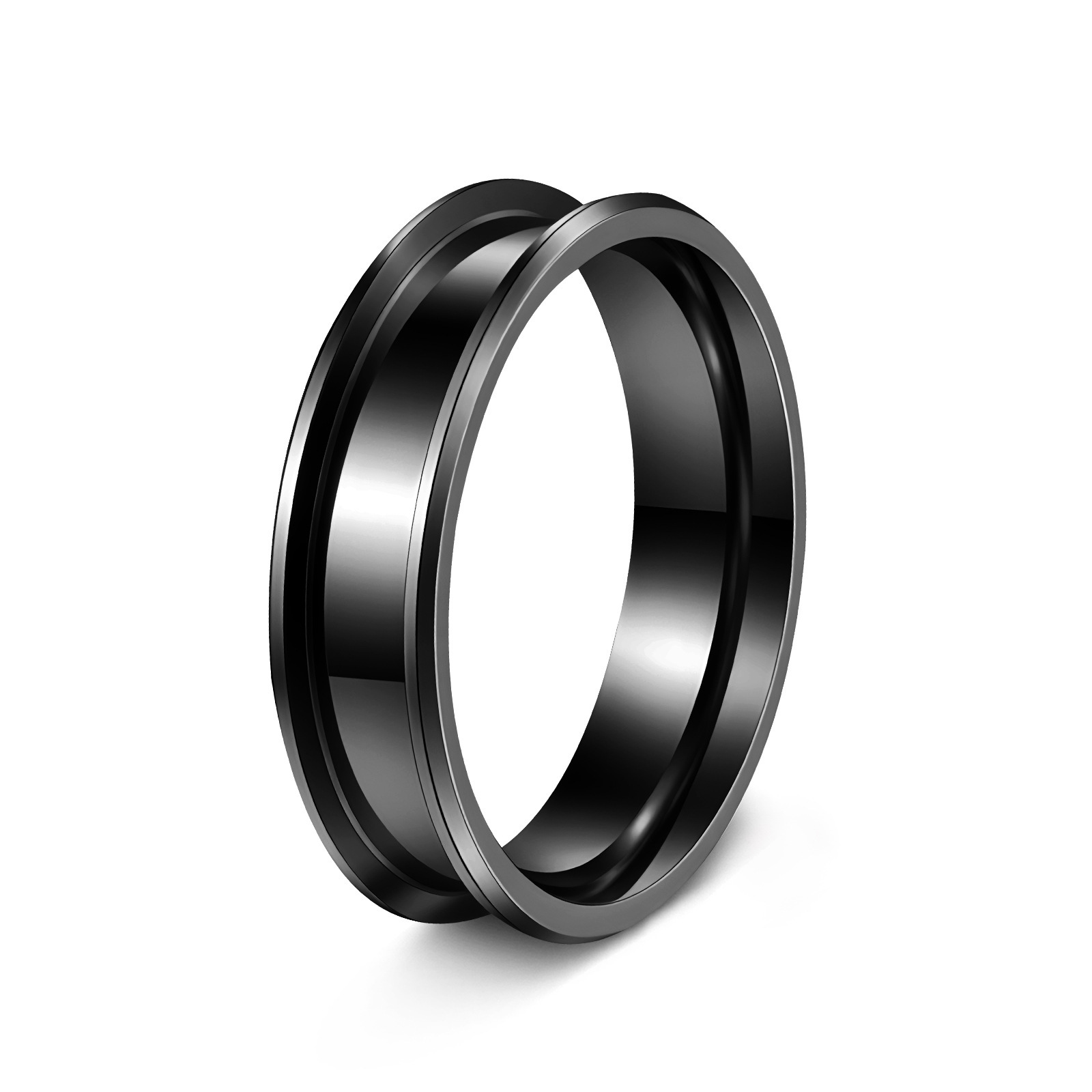 Black 6MM double bevel