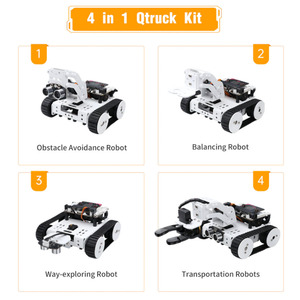 Qtruck Programmier barer Lern roboter: Hiwonder micro: Bit-Serien roboter mit verschiedenen Formen