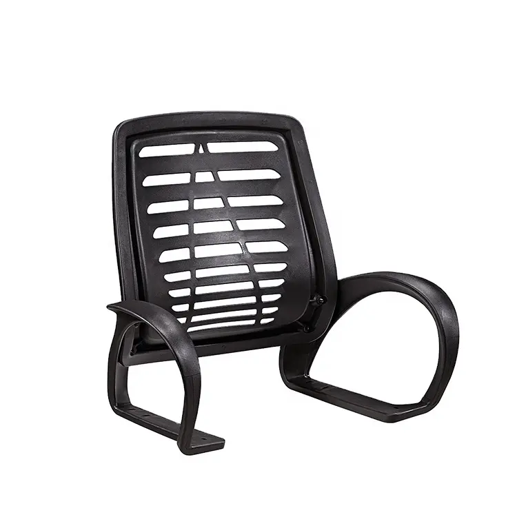 Componentes de silla de oficina al por mayor de fábrica reemplazo de respaldo de malla de plástico parte del respaldo marco trasero de la silla de oficina