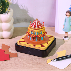 3D Notepad <strong>Memo</strong> Pads Circus Modeling <strong>Paper</strong> Art Notes <strong>Block</strong> With Unique 3D Design for Enhanced Creativity and Organization - Product Image 4