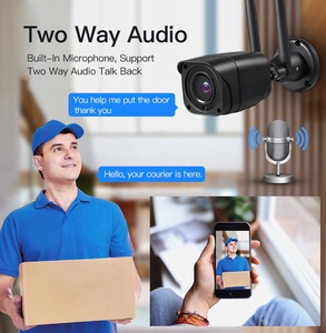 WiFi Bullet di alta qualità 5MP 3.6MM obiettivo Audio bidirezionale IMX307 telecamera di sicurezza Wireless CCTV per visione notturna - Product Image 4
