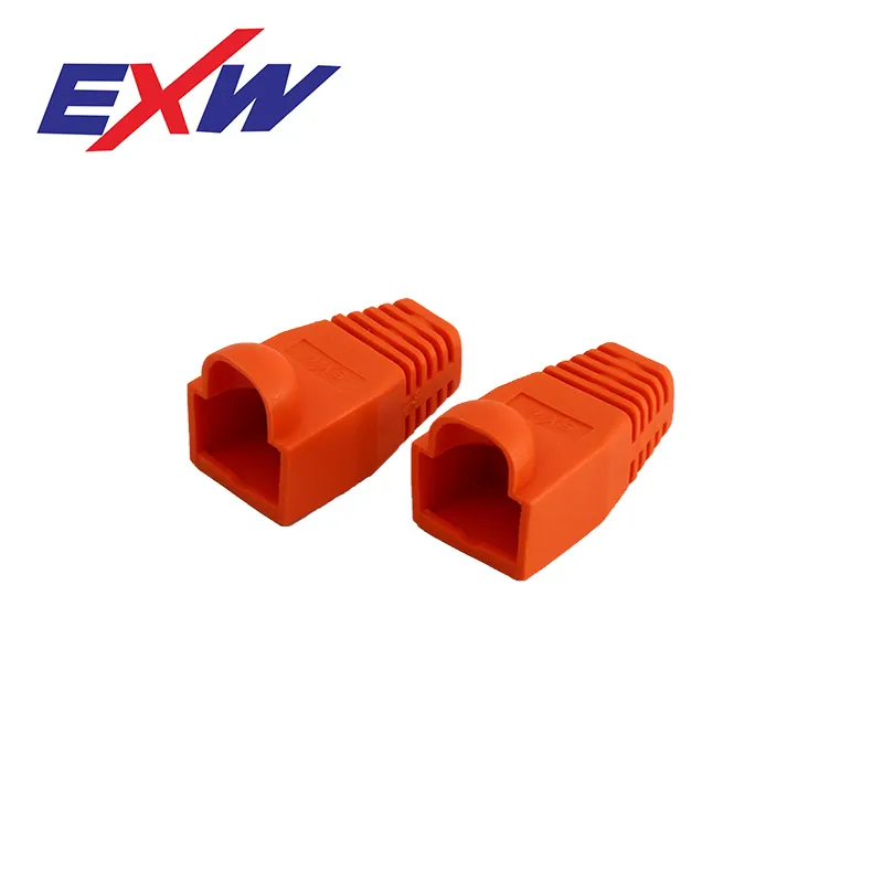 Capa do conector rj45 stp, capa do bota do pc de rj45 para utp stp