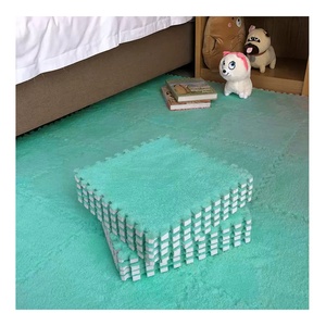 Block Puzzle Rug - Tuiles De Tapis Interlock <strong>Plush</strong>, Tuiles De Plancher De Mousse
