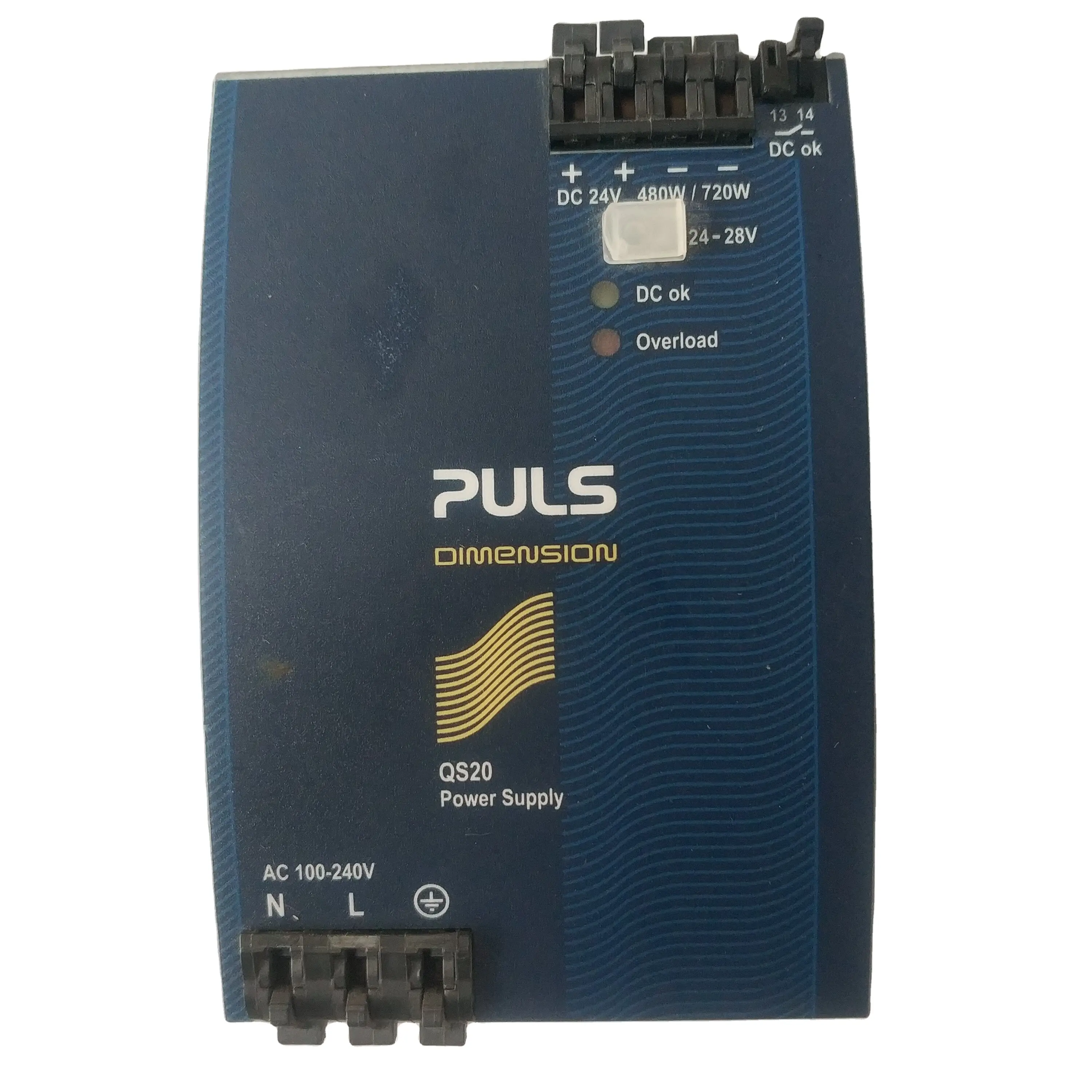 원래 CD102 PULS 치수 Q 스위치 모드 DIN 레일 전원 공급 장치 PULS QS20.241 하이델버그 기계 BM2303142 용