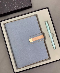 2022 a5 Tagebuch benutzer definierte Leder Journal Notizbuch Geschenkset mit Stift in Box - Product Image 3