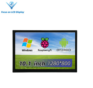 10.1 Inch IPS LCD <strong>Display</strong> Capacitive Touch Screen 1280*800 Resolution for <strong>HDMI</strong> Board for <strong>Raspberry</strong> <strong>Pi</strong> LCD Modules Product - Product Image 2